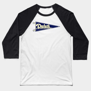Vintage Style Duluth Pennant Baseball T-Shirt